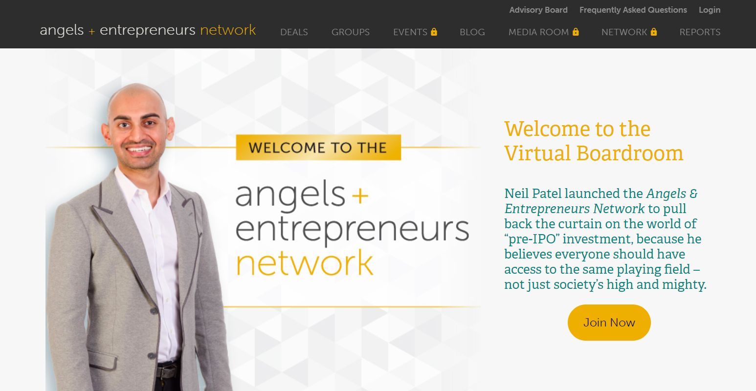 Neil Patel Angels & Entrepreneurs
